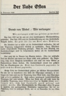 Der Nahe Osten, 15. Januar 1928, 1. Jahrgang, H. 2