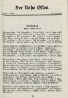 Der Nahe Osten, 1. März 1928, 1. Jahrgang, H. 5