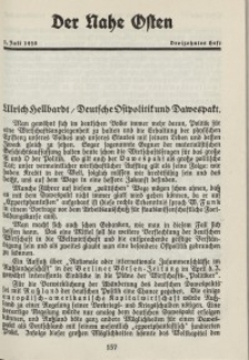 Der Nahe Osten, 1. Juli 1928, 1. Jahrgang, H. 13