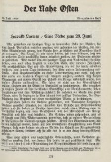 Der Nahe Osten, 15. Juli 1928, 1. Jahrgang, H. 14