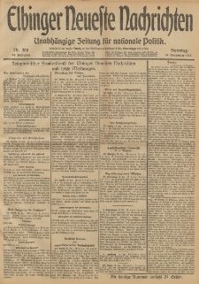 Elbinger Neueste Nachrichten, Nr. 304 Sonntag 15 Dezember 1912 64. Jahrgang
