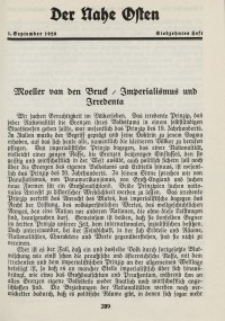 Der Nahe Osten, 1. September 1928, 1. Jahrgang, H. 17