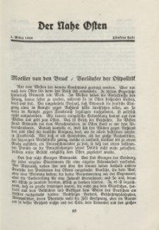 Der Nahe Osten, 1. März 1929, 2. Jahrgang, H. 5