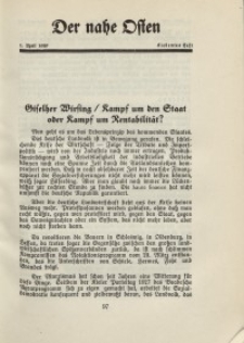Der Nahe Osten, 1. April 1929, 2. Jahrgang, H. 7