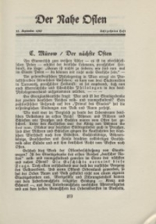 Der Nahe Osten, 15. September 1929, 2. Jahrgang, H. 18