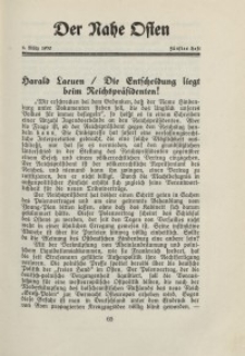 Der Nahe Osten, 1. März 1930, 3. Jahrgang, H. 5