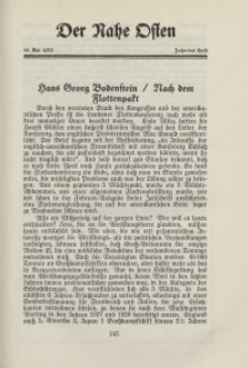 Der Nahe Osten, 15. Mai 1930, 3. Jahrgang, H. 10