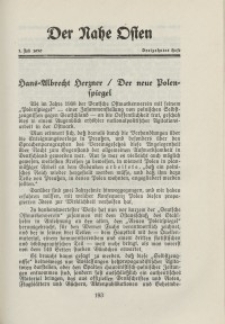Der Nahe Osten, 1. Juli 1930, 3. Jahrgang, H. 13