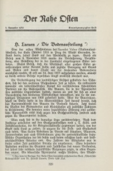 Der Nahe Osten, 1. November 1930, 3. Jahrgang, H. 21