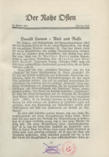 Der Nahe Osten, 15. Januar 1931, 4. Jahrgang, H. 2