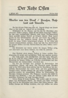 Der Nahe Osten, 1. Februar 1931, 4. Jahrgang, H. 3