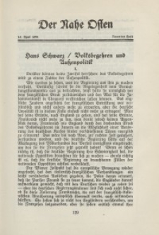 Der Nahe Osten, 15. April 1931, 4. Jahrgang, H. 9
