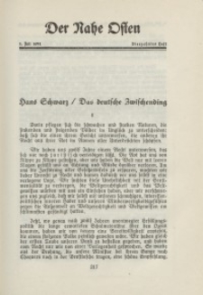 Der Nahe Osten, 1. Juli 1931, 4. Jahrgang, H. 14