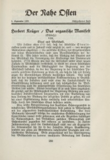 Der Nahe Osten, 1. September 1931, 4. Jahrgang, H. 18