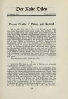 Der Nahe Osten, 15. September 1931, 4. Jahrgang, H. 19