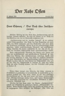 Der Nahe Osten, 15. Februar 1932, 5. Jahrgang, H. 4