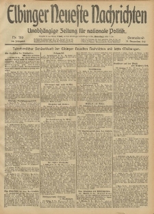 Elbinger Neueste Nachrichten, Nr. 310 Sonnabend 21 Dezember 1912 64. Jahrgang