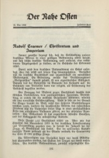 Der Nahe Osten, 15. Mai 1932, 5. Jahrgang, H. 10