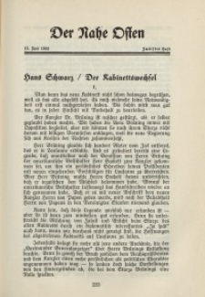 Der Nahe Osten, 15. Juni 1932, 5. Jahrgang, H. 12