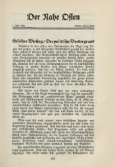 Der Nahe Osten, 1. Juli 1932, 5. Jahrgang, H. 13