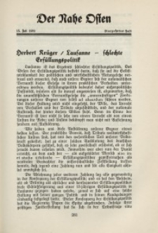 Der Nahe Osten, 15. Juli 1932, 5. Jahrgang, H. 14