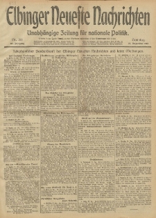 Elbinger Neueste Nachrichten, Nr. 311 Sonnatag 22 Dezember 1912 64. Jahrgang