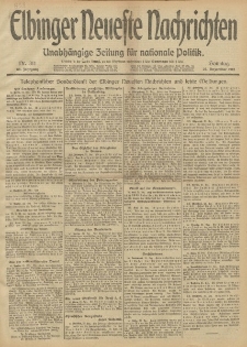 Elbinger Neueste Nachrichten, Nr. 311 Sonnatag 22 Dezember 1912 64. Jahrgang