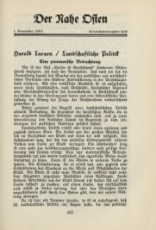 Der Nahe Osten, 1. November 1932, 5. Jahrgang, H. 21