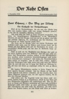 Der Nahe Osten, 1. Dezember 1932, 5. Jahrgang, H. 23