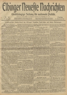 Elbinger Neueste Nachrichten, Nr. 312 Montag 23 Dezember 1912 64. Jahrgang
