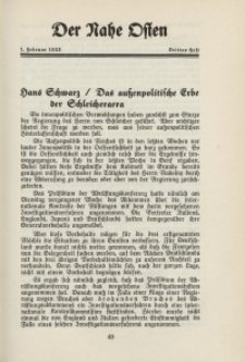 Der Nahe Osten, 1. Februar 1933, 6. Jahrgang, H. 3