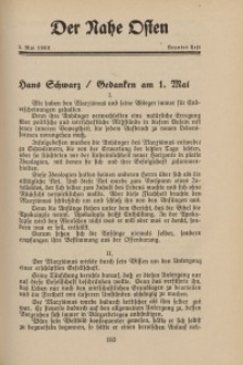 Der Nahe Osten, 1. Mai 1933, 6. Jahrgang, H. 9