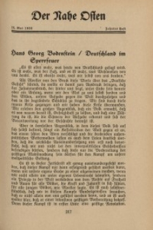 Der Nahe Osten, 15. Mai 1933, 6. Jahrgang, H. 10