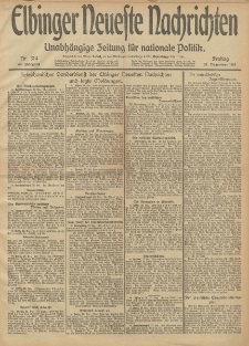 Elbinger Neueste Nachrichten, Nr. 314 Freitag 27 Dezember 1912 64. Jahrgang