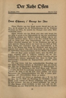 Der Nahe Osten, 15. Januar 1934, 7. Jahrgang, H. 2