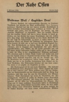 Der Nahe Osten, 1. Februar 1934, 7. Jahrgang, H. 3