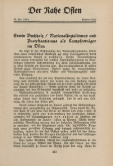 Der Nahe Osten, 15. Mai 1934, 7. Jahrgang, H. 10