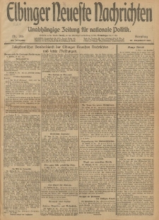 Elbinger Neueste Nachrichten, Nr. 316 Sonntag 29 Dezember 1912 64. Jahrgang