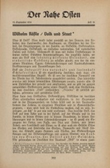 Der Nahe Osten, 15. September 1934, 7. Jahrgang, H. 18