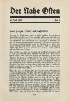 Der Nahe Osten, 20. Juni 1935, 8. Jahrgang, H. 6