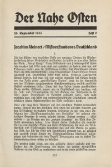 Der Nahe Osten, 20. September 1935, 8. Jahrgang, H. 9