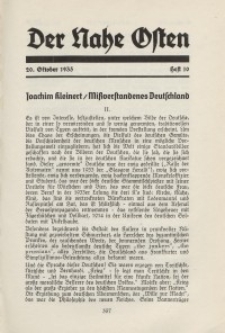 Der Nahe Osten, 20. Oktober 1935, 8. Jahrgang, H. 10