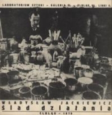 Władysław Jackiewicz: ślad działania – folder