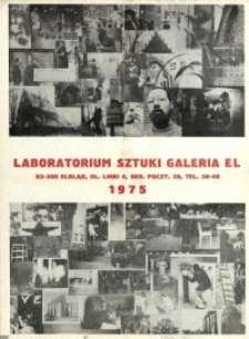 Laboratorium Sztuki Galeria EL - afisz