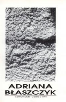 Adriana Błaszczyk - folder