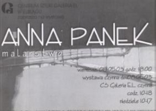 Anna Panek: malarstwo – zaproszenie na wystawę