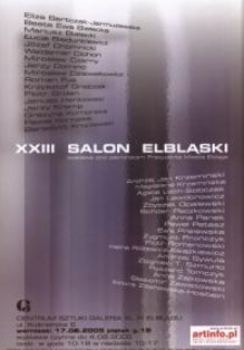 XXIII Salon Elbląski – zaproszenie na wystawę