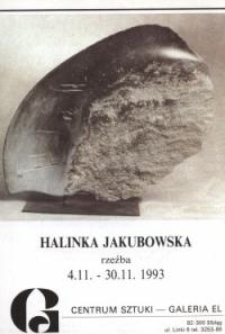 Halinka Jakubowska: rzeźba – folder