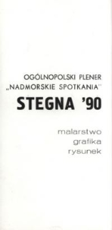Ogólnopolski Plener „Nadmorskie Spotkania: Stegna ‘90” - folder