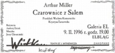 „Czarownice z Salem” w Galerii El – zaproszenie na spektakl